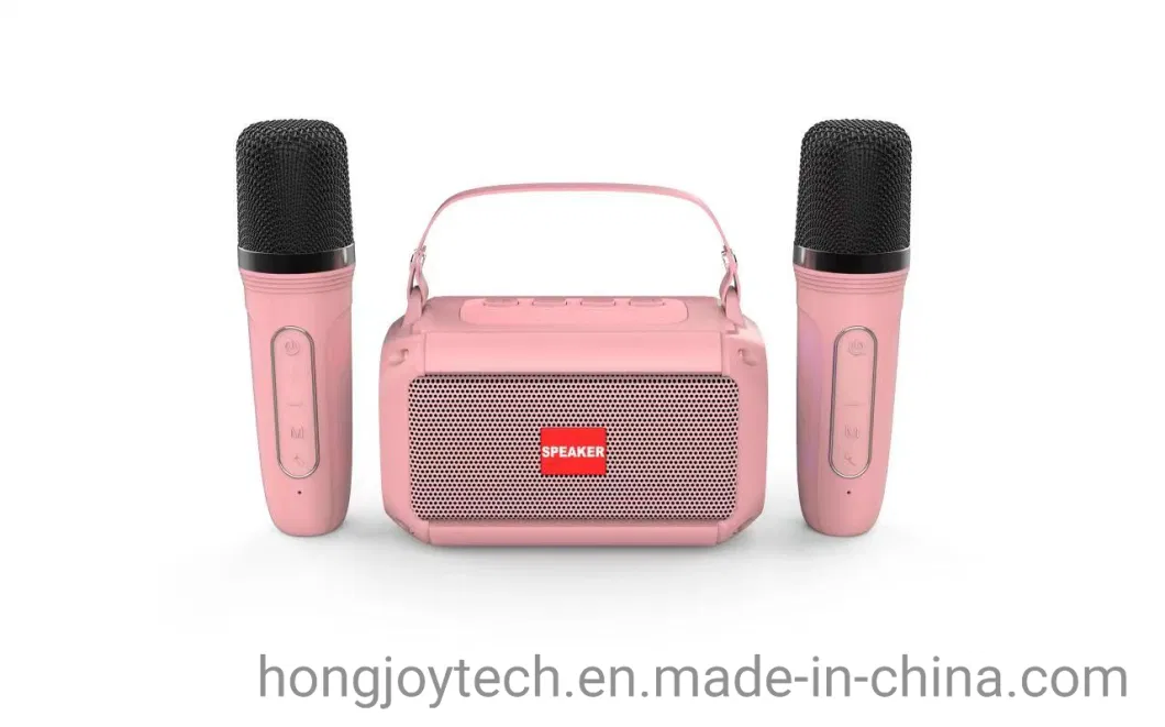 Portable PA Speaker System with 2 Wireless Microphone for Home Party, Meeting, Wedding, Church, Picnic, Outdoor/Indoor